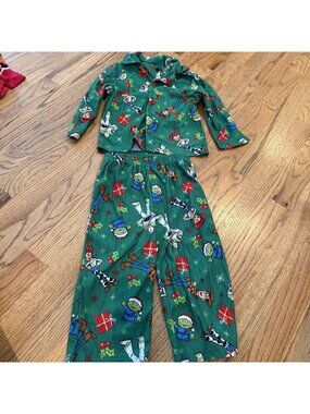 Disney Toy Story 24 Months Baby Toddler Green Woody Jessie Pajamas